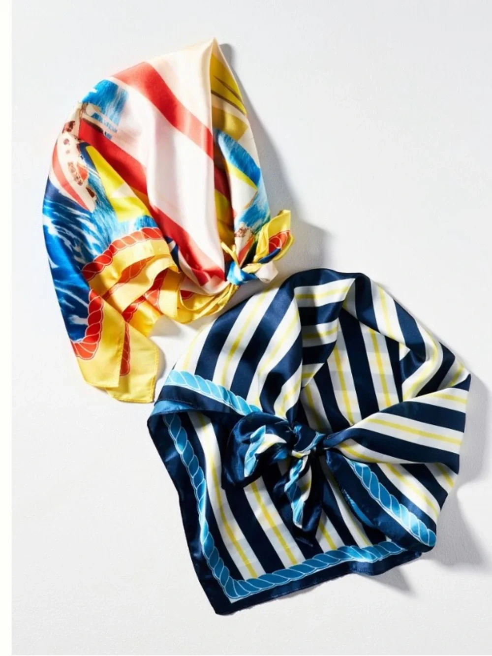 Anthropologie Celandine Patterned Scarves - Set of 2 - NWT